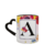Caneca alça de coração - florida