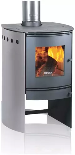 Salamandra a leña Bosca Spirit 380 Ac. Inox