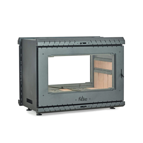 Salamandra a leña Ñuke Cedro 100 doble frente