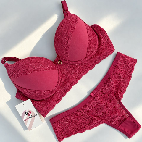CONJUNTO DE BOJO E CALCINHA FIO DUPLO