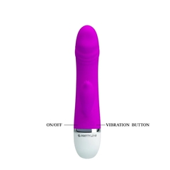 VIBRADOR DUPLA ESTIMULAÇÃO COM 30 VELOCIDADES PRETTY LOVE - ADAN