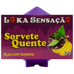 VELA COMESTÍVEL SORVETE QUENTE 25G LOKA SENSAÇÃO na internet