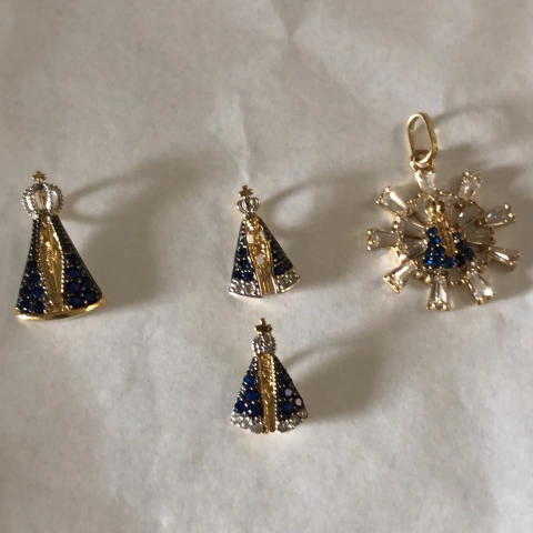 Pingente Nossa Senhora em Ouro 18k