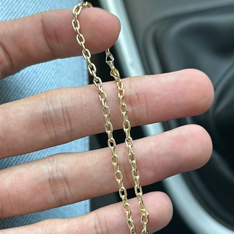 Pulseira Modelo cadeado em Ouro 18k