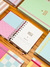 Mini Agenda permanente A6: Quadricular Verde - loja online