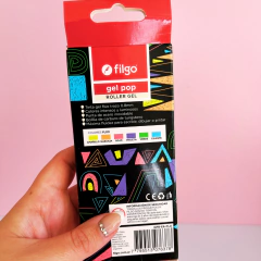 Lapiceras Roller Gel Fluo x6 en internet