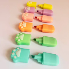 Resaltadores Huellitas Mini (x6)