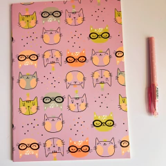 Cuaderno Anotador A4 Gatitos Cute en internet