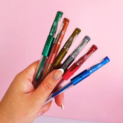 Lapiceras Roller Gel Metalizado Filgo x6 - comprar online