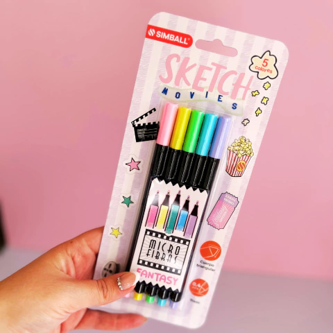 Microfibras x5 Pastel Simball Scketch