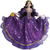 Boneca Cigana de Porcelana Lilás Exclusiva - 42cm