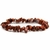 Pulseiras de cascalho em Jaspe Vermelho - 02F