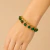 Pulseira Feminina Estilo Cigana Moeda Antiga Pedras Luxo Dourada - loja online