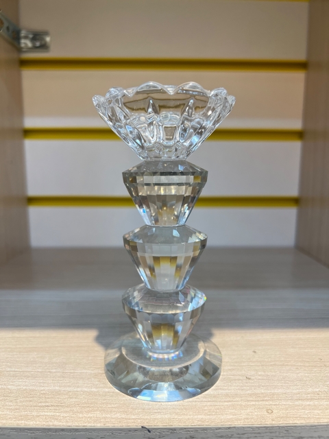 Castiçal de Vidro - 15cm