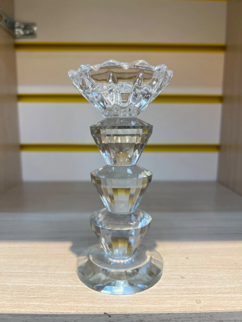 Castiçal de Vidro - 15cm