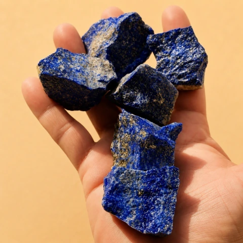 Pedra Bruta Lapis Lazuli Natural Verdadeira Alta Vibracao