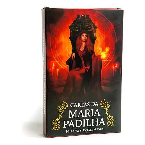 Tarô Maria Padilha Cartas De Baralho 36 Cartas E Manual