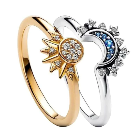 Anel Sol & Lua - O Encontro Perfeito entre Luz e Mistério - comprar online