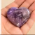 Coração de Ametista Natural Pedra Cristal Roxo Decoração Presente na internet
