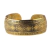 Bracelete Indiano Moda Antiga Joias Curvas Longas Largas Vintage Dourado