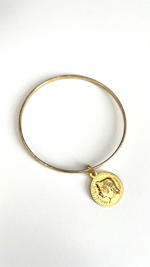 Pulseira de Argolas com Moedas Cigana