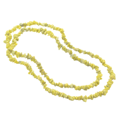 Colar de Cascalho de Jade