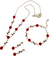 Conjunto Cigana de Rosas Vermelhas - Colar Pulseira e Brinco - comprar online