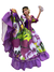 Boneca Cigana de Porcelana Roxa - 42cm - comprar online