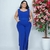 Macacão Plus Size Feminino Pantalona Fenda Lateral Com Cinto 0380 - comprar online