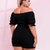 Macaquinho Feminino Plus Size Ciganinha Dethalhe Busto 0289 - Bellucy Modas