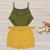 Kit 3 Conjuntos Plus Size Feminino Shorts Cinto Cintura Alta - Bellucy Modas