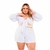 Conjunto Feminino Plus Size Cropped Estampado e Short Liso 0341 - comprar online