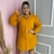 Vestido Chemise Plus Size Camisa Manga Longa de Botões 0250 - loja online