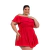 Vestido Plus Size Feminino Ciganinha Babado 0577 na internet