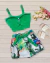 Conjunto Plus Size Feminino Cropped Short Estampado 1831 na internet