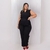 Imagem do Conjunto Plus Size Feminino Blusa sem Manga V + Calça 0498