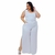 Macacão Plus Size Feminino Pantalona Fenda Lateral Com Cinto 0380 - loja online