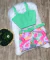 Conjunto Plus Size Short saia Cropped Roupas Femininas GG 1999 - Bellucy Modas