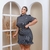 Vestido Feminino Plus Size Tubinho de Babado com Cinto 0321 - loja online
