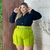 Conjunto Plus Size Feminino Blusa Social e Short com Cinto - Bellucy Modas