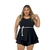 Imagem do Macaquinho Plus Size Princesa Estampado Short Saia C Cordão 0354