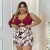 Conjunto Plus Size Shorts Saia Cropped 1 Manga C Argola 0508 - loja online