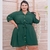 Chemise Vestido Feminino Plus Size Com Botões 54 ao 58 0286