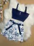 Conjunto Plus Size Feminino Cropped Short Estampado 1831 - comprar online
