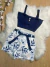 Conjunto Plus Size Feminino Cropped Short Estampado 1831