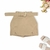 Short Saia Plus Size Feminino Com 2 Fenda Lateral e Cinto - Bellucy Modas