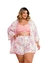 Imagem do Conjunto Plus Size Trijunto Kimono + Cropped + Short 0458