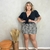 Conjunto Plus Size Blusa Short Saia Roupa Feminina Plus Size - comprar online