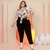Imagem do Conjunto Plus Size Blusa Amarrar Calça Roupas Femininas