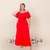 Imagem do Macacão Plus Size Feminino Pantalona Ciganinha Babado